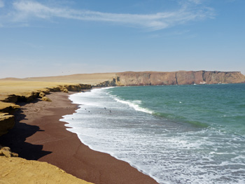 plage rouge